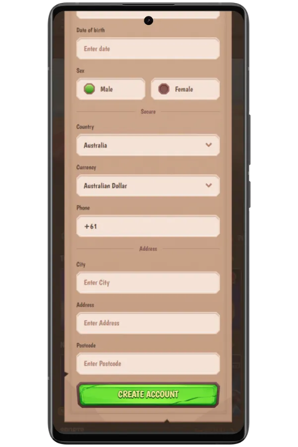 Complete address details