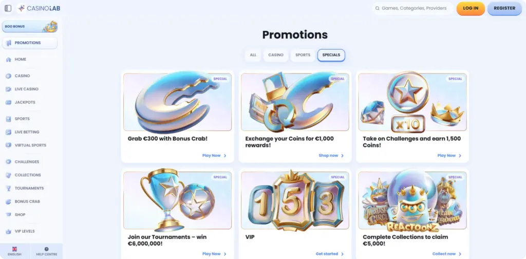Free Bets and Recurring Offers CasinoLab