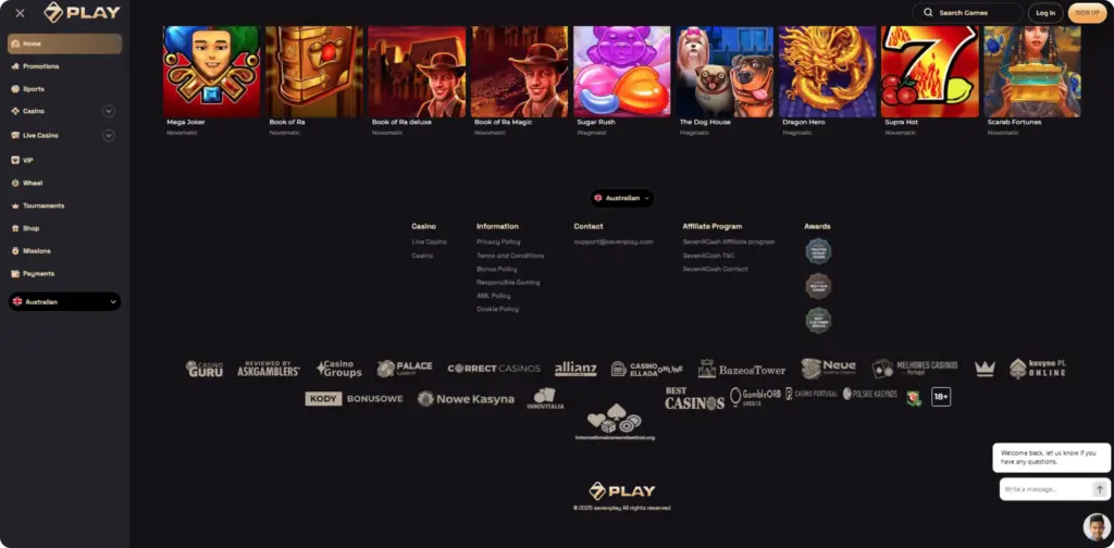 SevenPlay customer support and quality of service