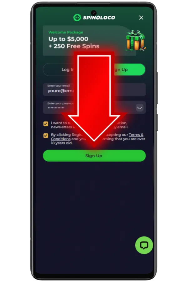 Submit first stage on Spinoloco