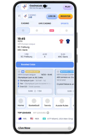 CasinoLab betting section